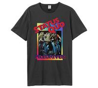 Amplified Men's Piledriver Status Quo T-Shirt in Charcoal | Size: Medium Amplified Charcoal M