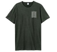 Amplified Men's Pulsar Pocket Tracklist Joy Division T-Shirt in Charcoal | Size: Large Amplified Charcoal L