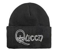 Amplified Men's Q Queen Lurex Beanie in Black Amplified Black One Size