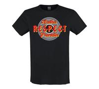 Amplified Men's Respect Aretha Franklin T-Shirt in Black | Size: 2XL Amplified Black 2XL
