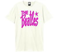 Amplified Men's Retro Logo The Beatles T-Shirt in White | Size: Medium Amplified White M