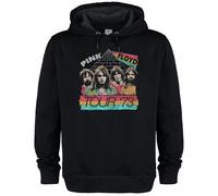 Amplified Men's Retro Tour 73 Pink Floyd Hoodie in Black | Size: 2XL Amplified Black 2XL