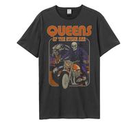 Amplified Men's Rider Queens Of The Stone Age T-Shirt in Charcoal | Size: 3XL Amplified Charcoal 3XL