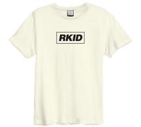 Amplified Men's Rkid Liam Gallagher T-Shirt in White | Size: Medium Amplified White M