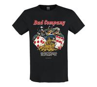 Amplified Men's Rock N Roll Fantasy Bad Company T-Shirt in Black | Size: Medium Amplified Black M
