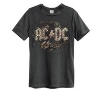 Amplified Men's Rock Or Bust AC DC T-Shirt in Charcoal | Size: 2XL Amplified Charcoal 2XL