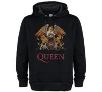 Amplified Men's Royal Crest Queen Hoodie in Black | Size: Large Amplified Black L