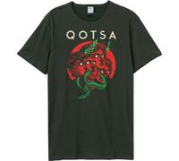 Amplified Men's Serpent Goddess Queens Of The Stone Age T-Shirt in Charcoal | Size: 3XL Amplified Charcoal 3XL