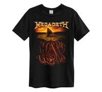 Amplified Men's Shark Nukes Megadeth T-Shirt in Black | Size: Small Amplified Black S