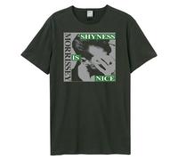 Amplified Men's Shyness Is Nice Morrissey T-Shirt in Charcoal | Size: Medium Amplified Charcoal M