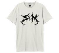 Amplified Men's SiM Logo T-Shirt in White | Size: XS Amplified White XS
