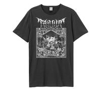 Amplified Men's Skulls Trivium T-Shirt in Charcoal | Size: Large Amplified Charcoal L
