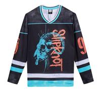 Amplified Men's Slipknot Hockey Jersey in Black | Size: Medium Amplified Black M