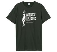 Amplified Men's Smokin´ Whisky A Go Go T-Shirt in Charcoal | Size: 3XL Amplified Charcoal 3XL
