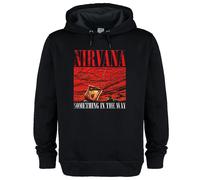 Amplified Men's Something In The Way Nirvana Hoodie in Black | Size: 2XL Amplified Black 2XL