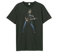 Amplified Mens Stripped Back George Michael T-Shirt GD1234