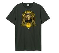Amplified Men's Studio Portrait Sun Rrds & Elvis T-Shirt in Charcoal | Size: XL Amplified Charcoal XL