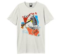 Amplified Men's Swing Tour INXS T-Shirt in White | Size: Medium Amplified White M