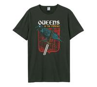 Amplified Men's Sword & Crow Queens Of The Stone Age T-Shirt in Charcoal | Size: 3XL Amplified Charcoal 3XL