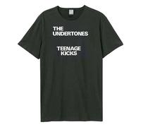 Amplified Men's Teenage Kicks The Undertones T-Shirt in Charcoal | Size: Small Amplified Charcoal S