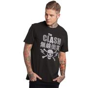 Amplified Men's The Clash-Bolt T-Shirt, Grey (Charcoal Cc), (Size:XXL)