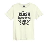Amplified Men's The Clash T-Shirt in White | Size: Medium Amplified White M