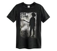 Amplified Men's The Cure-Boys Don’t Cry T-Shirt, Black (Black Bk), (Size:S)