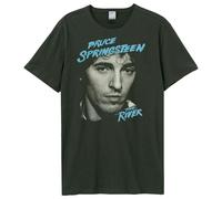 Amplified Men's The River Bruce Springsteen T-Shirt in Charcoal | Size: Small Amplified Charcoal S