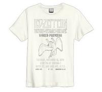 Amplified Men's The Song Remains The Same Led Zeppelin T-Shirt in White | Size: 2XL Amplified White 2XL