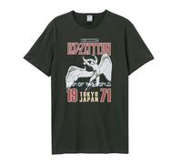 Amplified Men's Tokyo 71 Led Zeppelin T-Shirt in Charcoal | Size: 2XL Amplified Charcoal 2XL