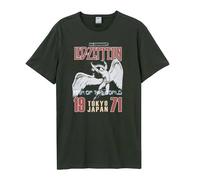 Amplified Men's Tokyo 71 Led Zeppelin T-Shirt in Charcoal | Size: XL Amplified Charcoal XL