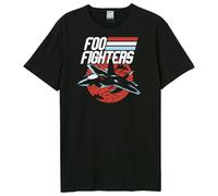 Amplified Men's Top Dave Foo Fighters T-Shirt in Black | Size: Small Amplified Black S