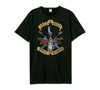 Amplified Men's Top Hat Skull Guns N Roses T-Shirt in Black | Size: XS Amplified Black XS