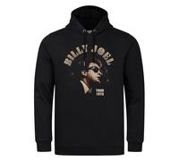 Amplified Men's Tour 1978 Billy Joel Hoodie in Black | Size: Large Amplified Black L