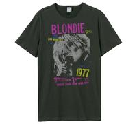 Amplified Men's Tour 77 Blondie T-Shirt in Charcoal | Size: XS Amplified Charcoal XS