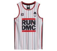 Amplified Men's Tricky Run DMC Basketball Jersey in White | Size: XL Amplified White XL