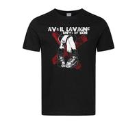 Amplified Men's Under My Skin Boots Avril Lavigne T-Shirt in Black | Size: Medium Amplified Black M