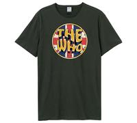 Amplified Men's Union Jack Circle The Who T-Shirt in Charcoal | Size: 2XL Amplified Charcoal 2XL