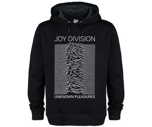 Amplified Men's Unknown Pleasures Joy Division Hoodie in Black | Size: Large Amplified Black L