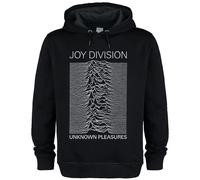 Amplified Men's Unknown Pleasures Joy Division Hoodie in Black | Size: XS Amplified Black XS