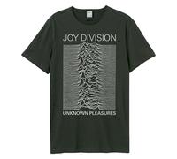 Amplified Men's Unknown Pleasures Joy Division T-Shirt in Charcoal | Size: 2XL Amplified Charcoal 2XL
