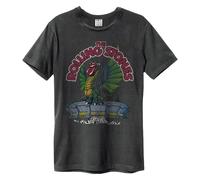 Amplified Men's US 1972 The Rolling Stones T-Shirt in Charcoal | Size: Small Amplified Charcoal S