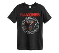 Amplified Men's Vintage Seal Ramones T-Shirt in Charcoal | Size: XL Amplified Charcoal XL
