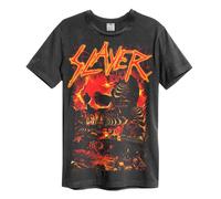 Amplified Men's War Skull Slayer T-Shirt in Charcoal | Size: Medium Amplified Charcoal M