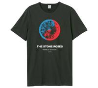 Amplified Men's Wembley The Stone Roses T-Shirt in Charcoal | Size: Medium Amplified Charcoal M