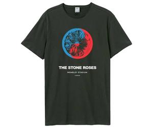 Amplified Men's Wembley The Stone Roses T-Shirt in Charcoal | Size: Medium Amplified Charcoal M