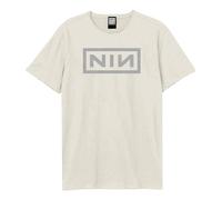 Amplified Unisex Adult White Logo NIN T-Shirt GD4211