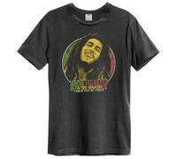Amplified Mens Will You Be Loved Bob Marley T-ShirtXS Charcoal GD215