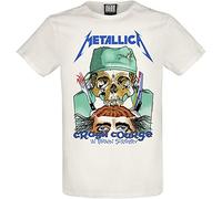 Amplified Metallica Crash Course XL T-Shirt, Vintage White