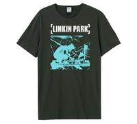 Amplified Meteora Xray Linkin Park T-Shirt Crew Neck Charcoal L